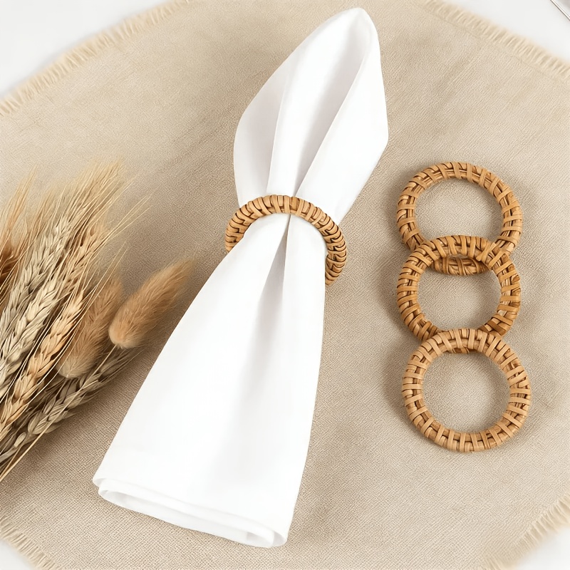 Outdoor Furniture Sale - 6 stuks handgemaakte rotan servetten met
