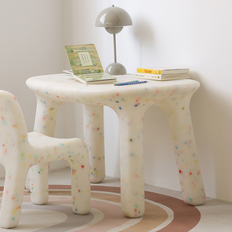 Outdoor Furniture Durable - Kinderstudeertafel en stoelenset met rugleuning, schattige