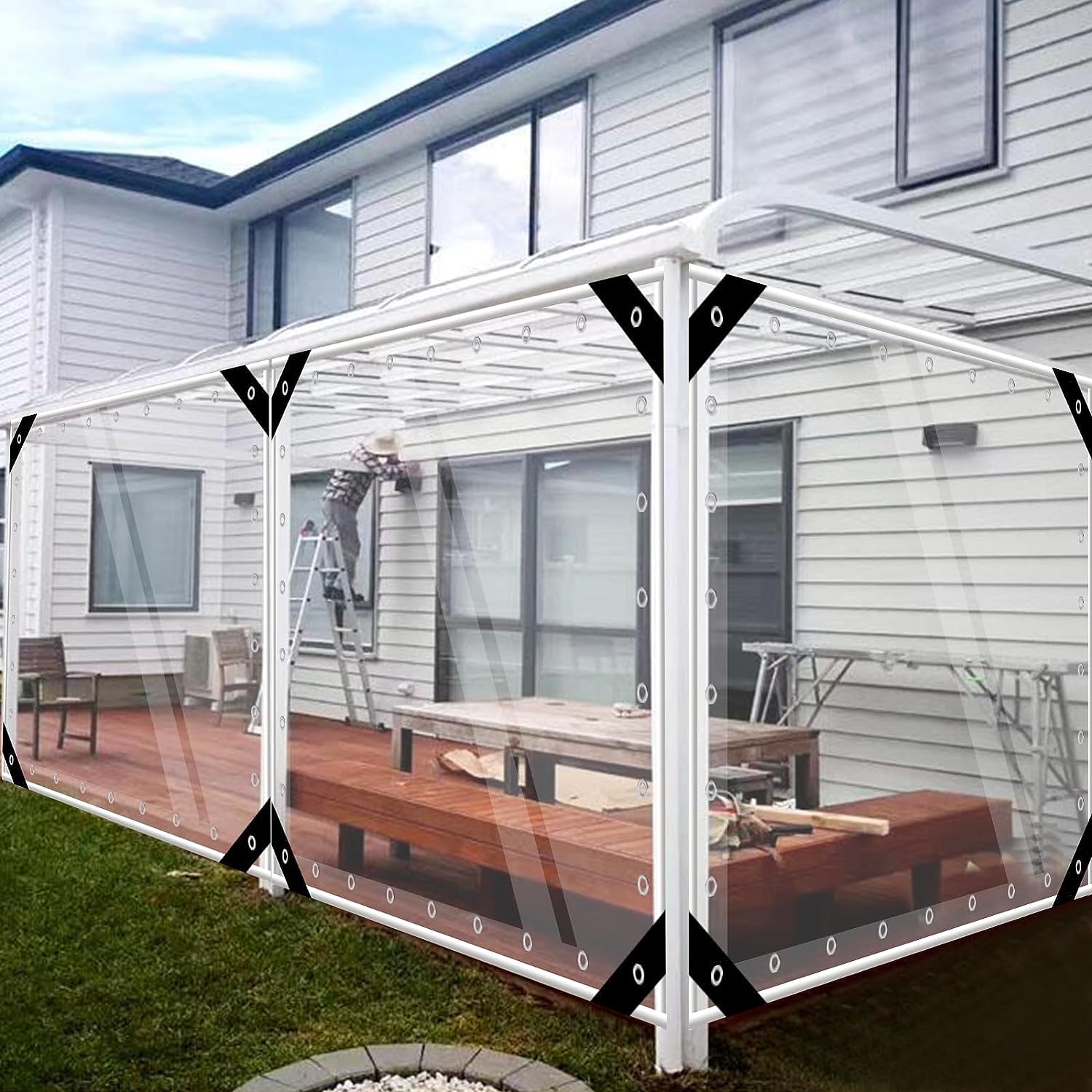 Outdoor Furniture Paint - Zeildoek Transparant Waterdicht Pvc Plastic Met