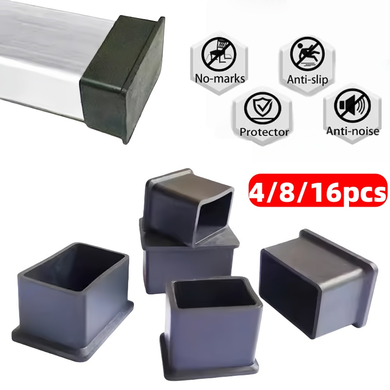 Outdoor Furniture Leg Protectors - 4/8/16 Stuks Pvc Stoelpoot Caps Meubels