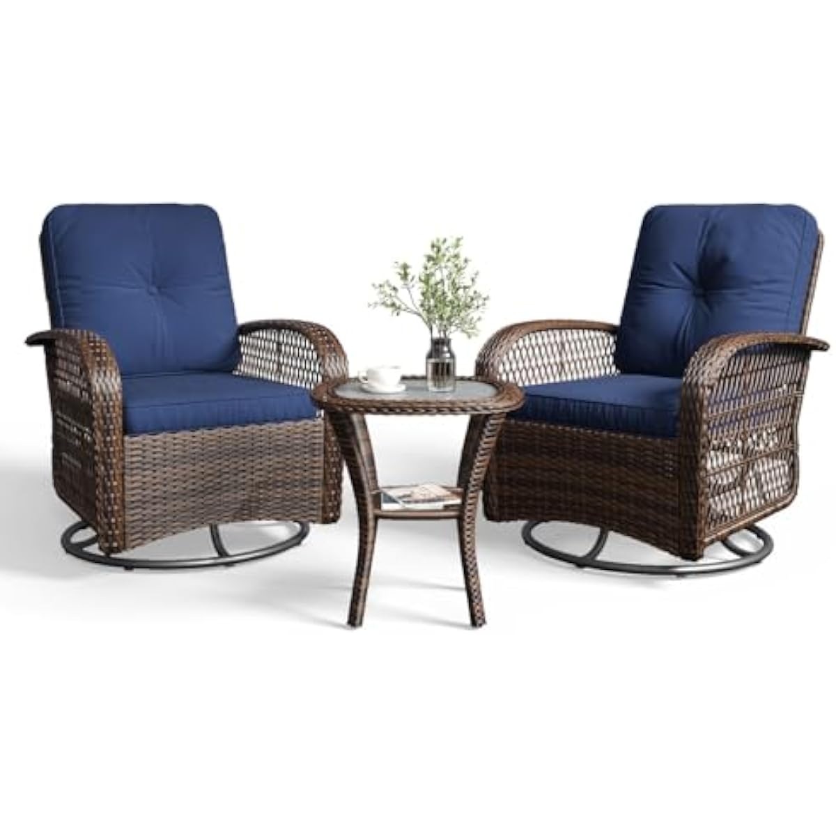 Outdoor Furniture Plus - Driedelige moderne bistroset voor buiten, bestaande