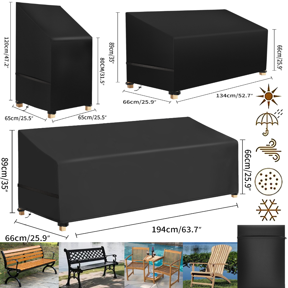 Outdoor Furniture Paint - Waterdichte tuinstoelstofhoezen voor tuinmeubelen, beschermen buitenbanken