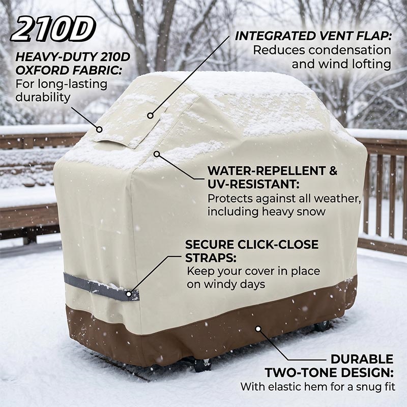 210D BBQ Beige Barbecue Grill  - Outdoor Furniture Philippines recensie en prijs