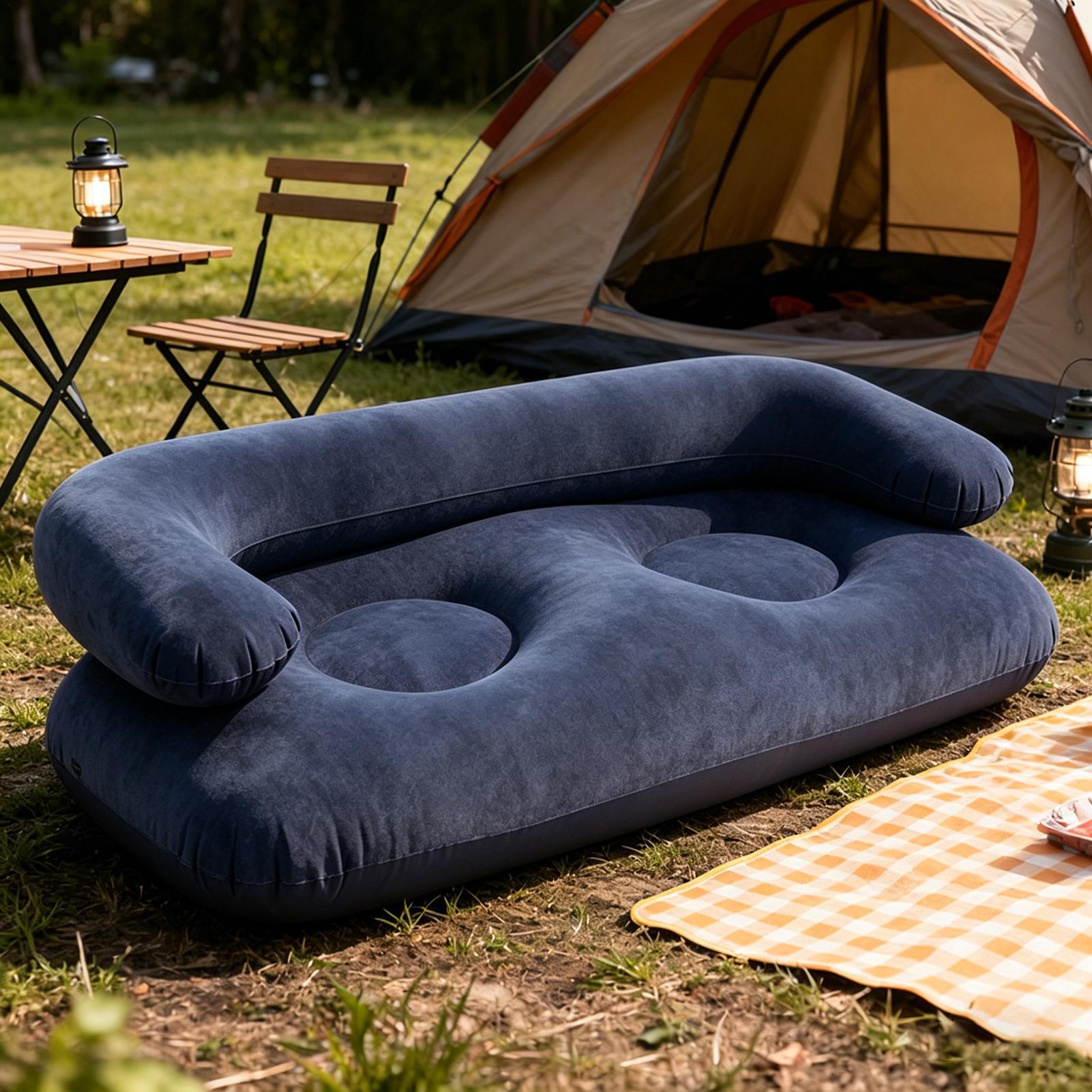 Dubbele opblaasbare luchtbank, - Outdoor Furniture Nearby recensie en prijs