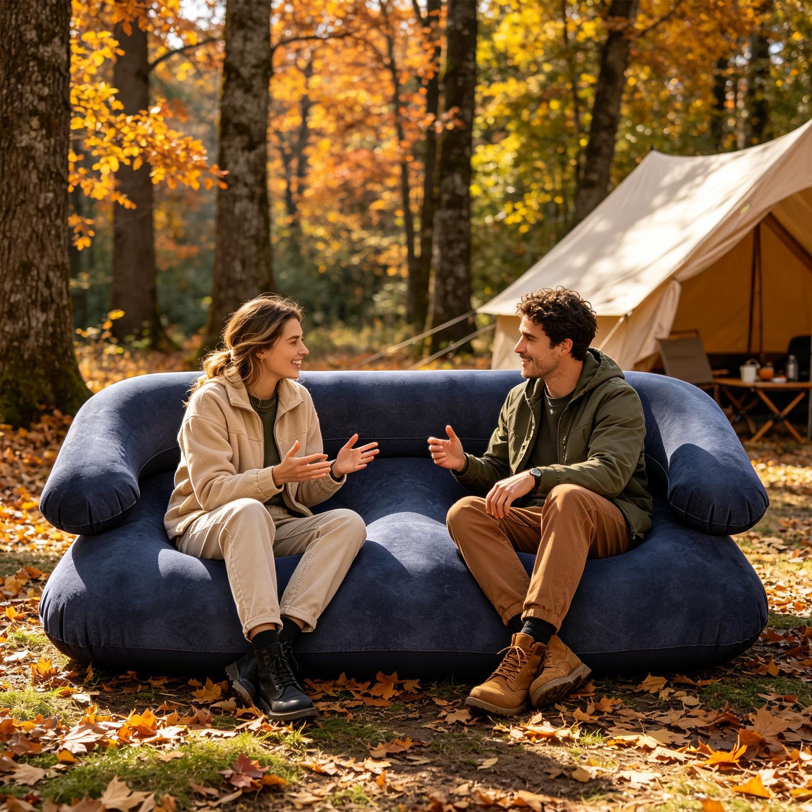Dubbele opblaasbare luchtbank, - Outdoor Furniture Nearby recensie en prijs