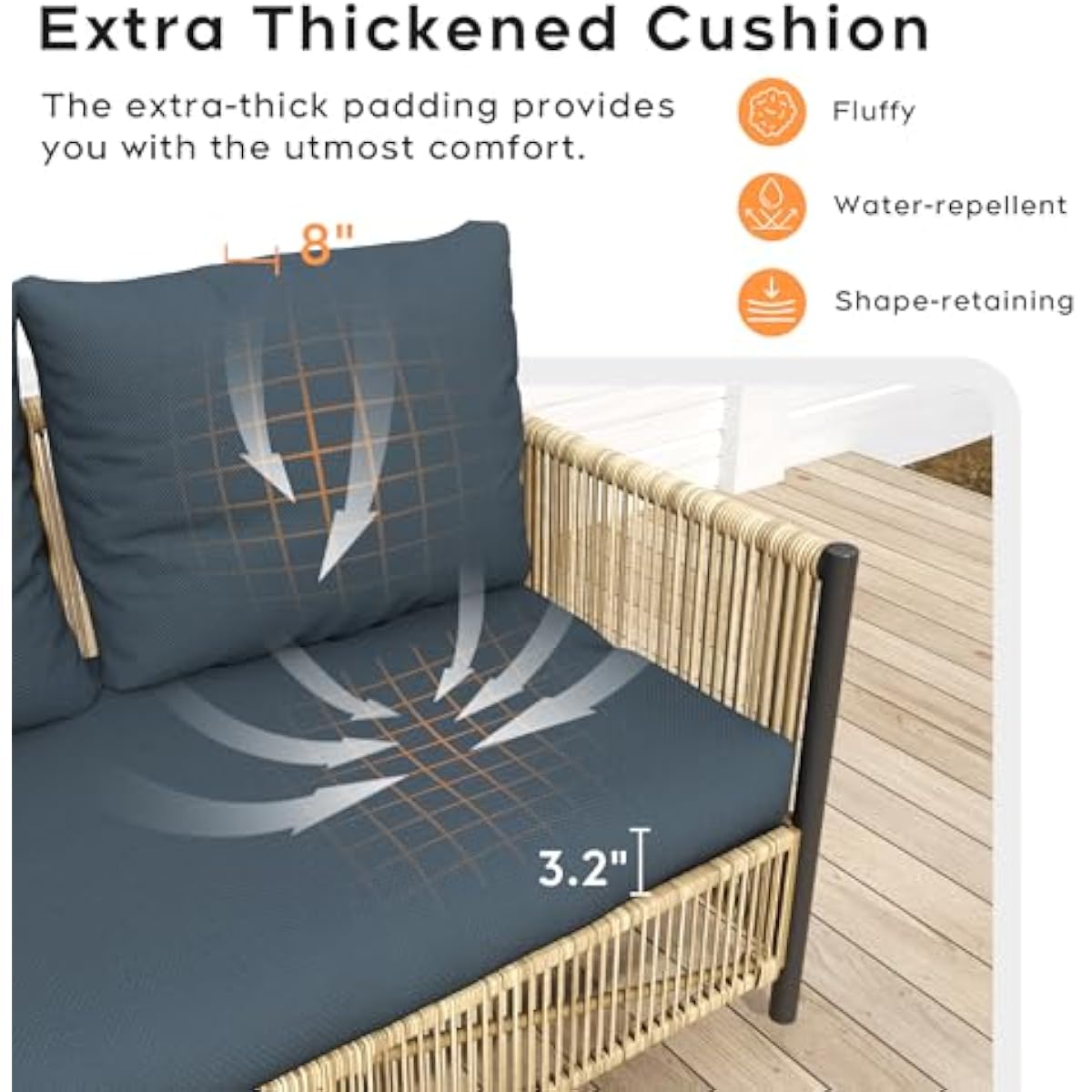 Bohemien tuinset van wicker, b - Outdoor Furniture Plus recensie en prijs