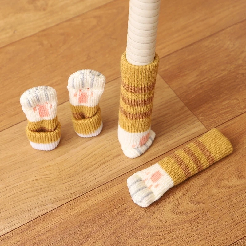 4 stks/set Creativiteit Kat Po - Outdoor Furniture Leg Protectors recensie en prijs