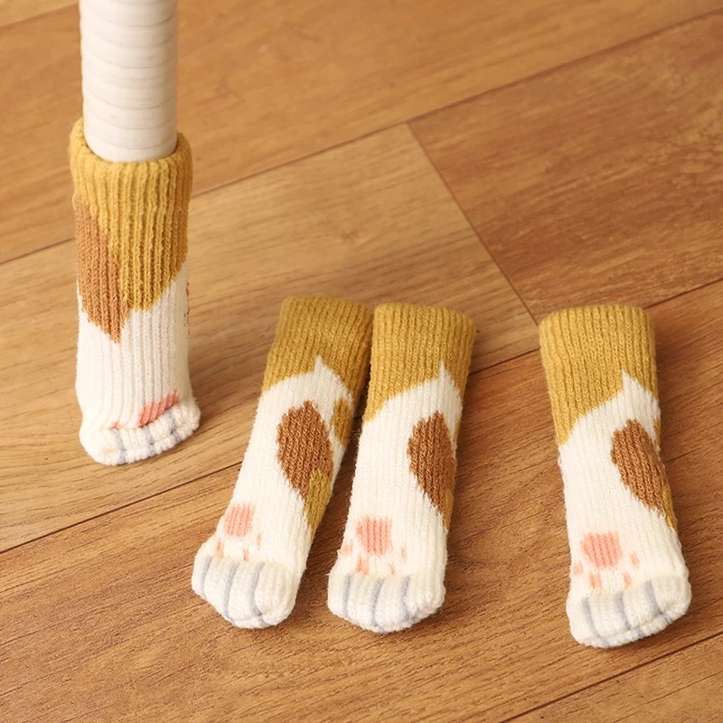 4 stks/set Creativiteit Kat Po - Outdoor Furniture Leg Protectors recensie en prijs