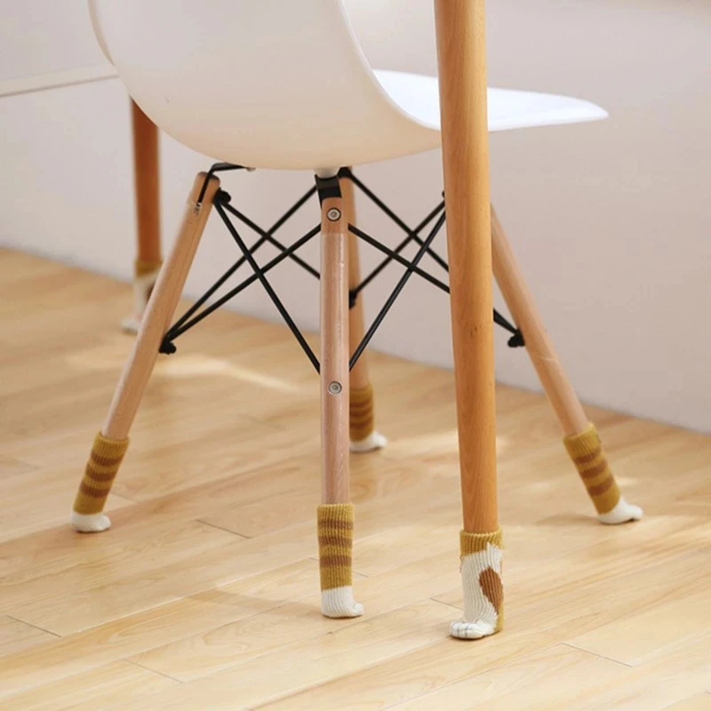 4 stks/set Creativiteit Kat Po - Outdoor Furniture Leg Protectors recensie en prijs