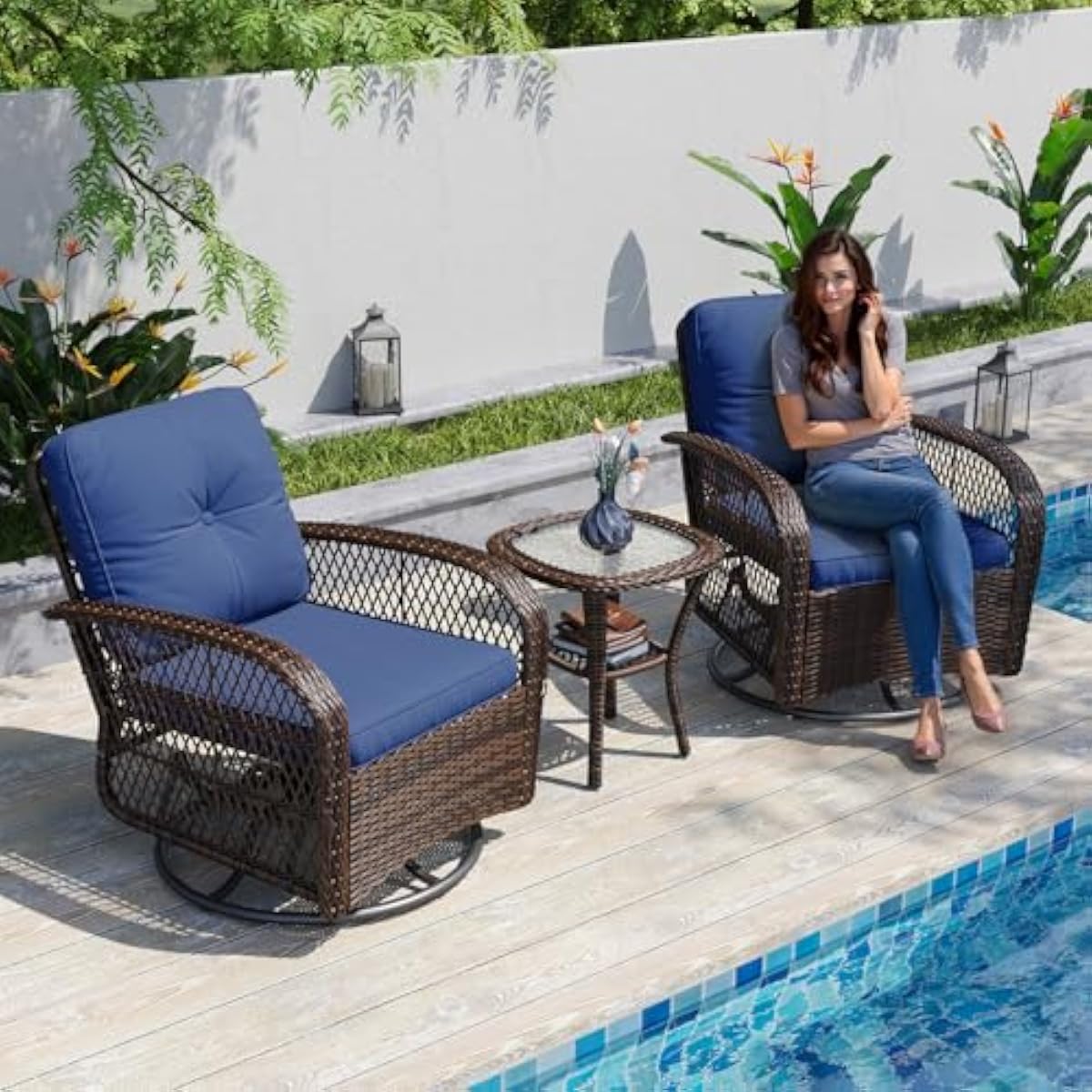 Driedelige moderne bistroset v - Outdoor Furniture Plus recensie en prijs