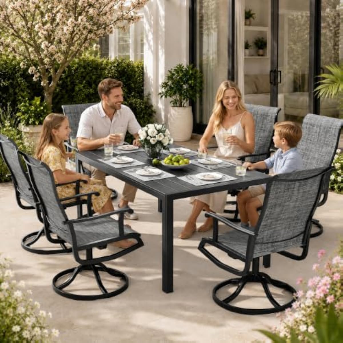 7-delige moderne rechthoekige  - Outdoor Furniture Plus recensie en prijs