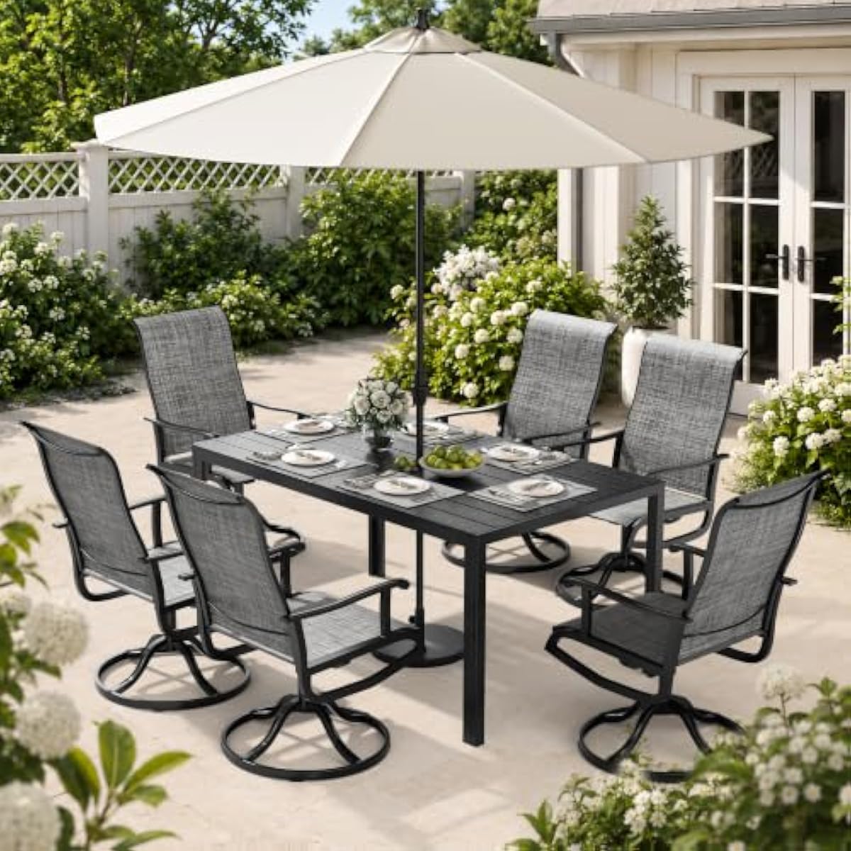 7-delige moderne rechthoekige  - Outdoor Furniture Plus recensie en prijs