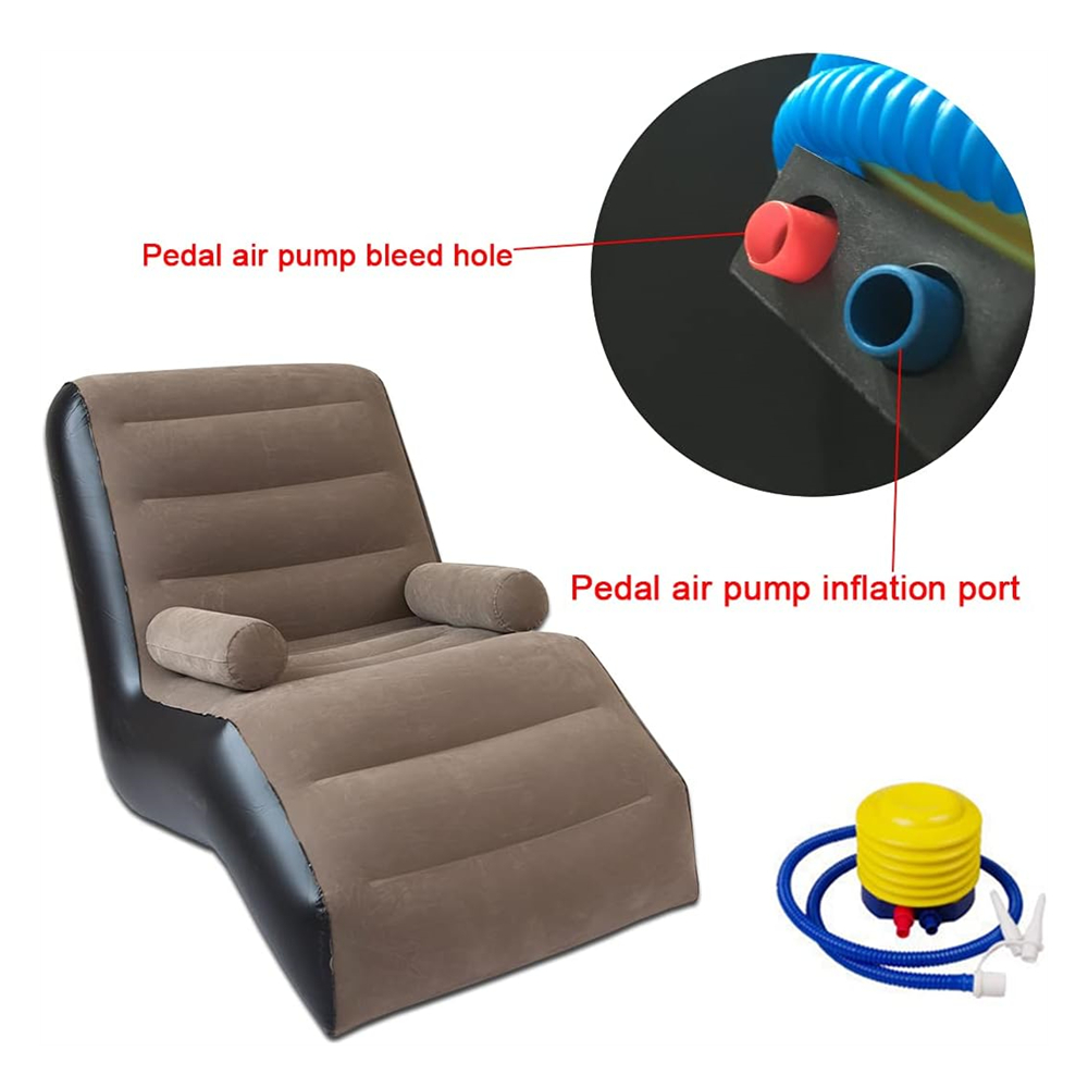 Opvouwbare luie bank, opblaasb - Outdoor Furniture Philippines recensie en prijs
