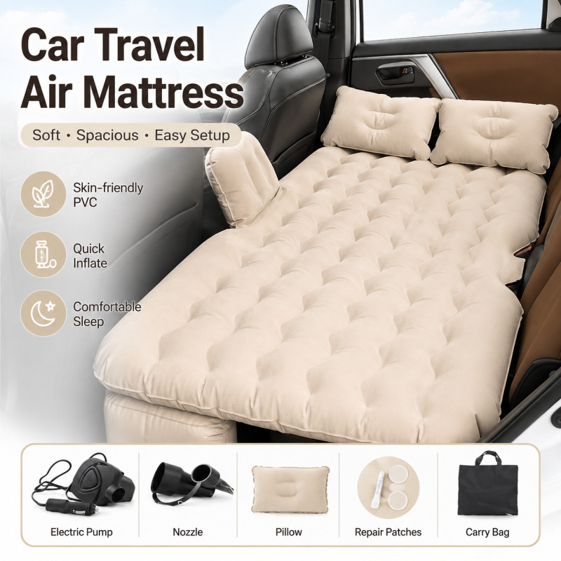 Universeel auto-luchtbed, elek - Outdoor Furniture Pads recensie en prijs