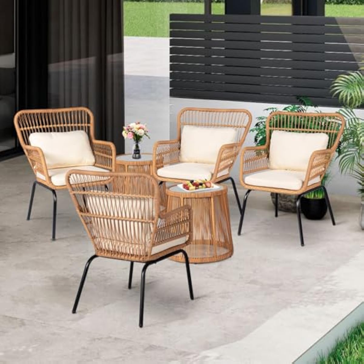 6-delige moderne loungeset voo - Outdoor Furniture Plus recensie en prijs
