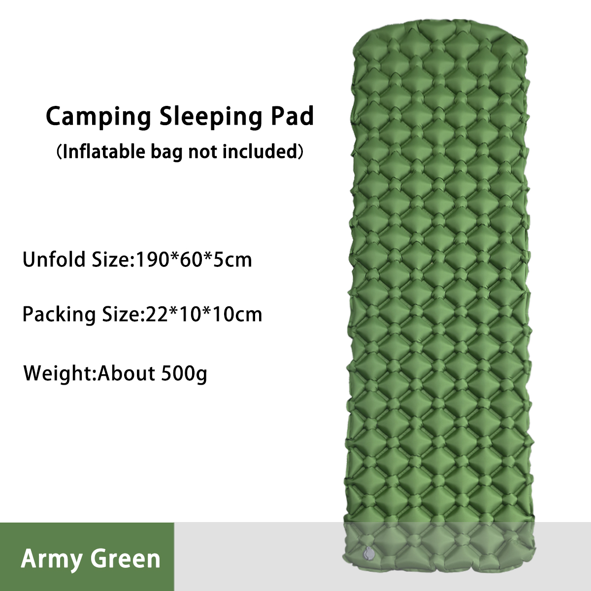 Opblaasbaar campingmatras in t - Outdoor Furniture Pads recensie en prijs