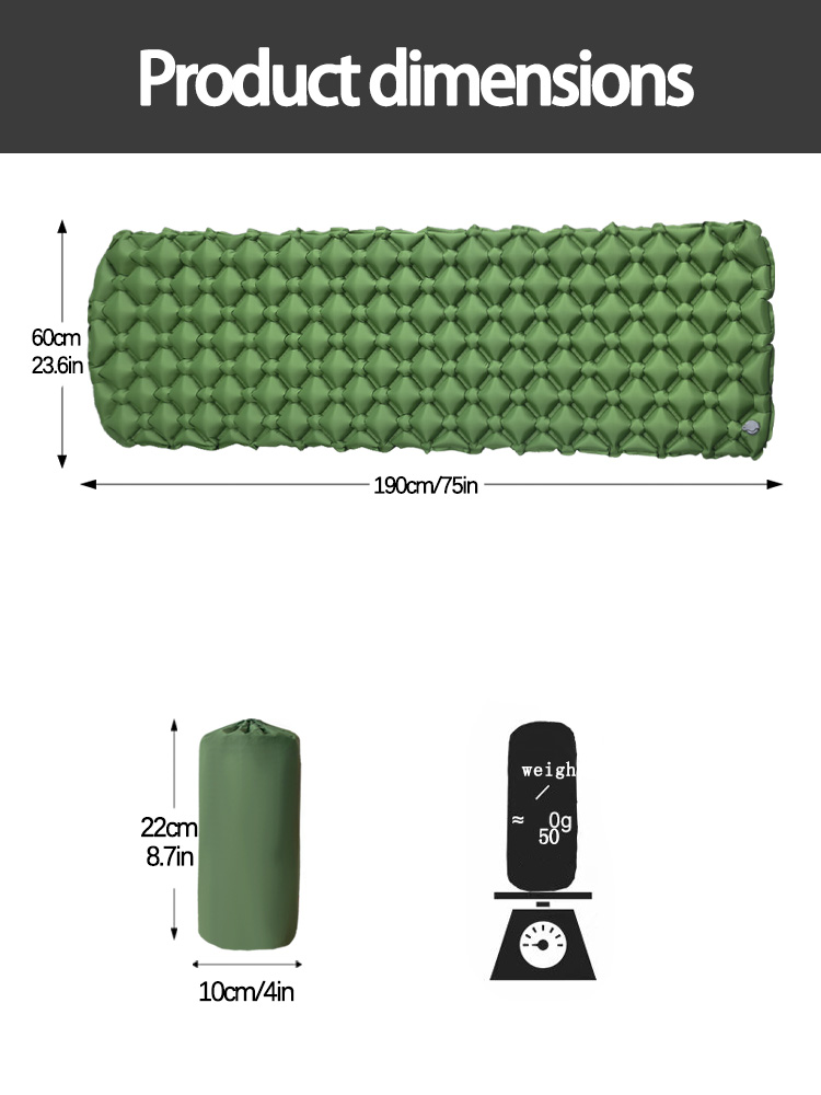 Opblaasbaar campingmatras in t - Outdoor Furniture Pads recensie en prijs